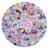 50/100 Pack Cartoon Cat Dog Starry Night Stickers Waterproof Doodle Decals for Kids DIY Craft Laptop Luggage Water Bottle