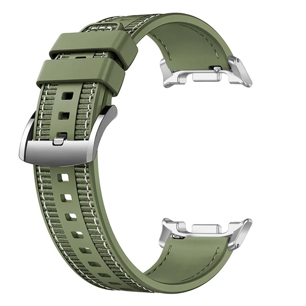 NEW Nylon Silicone Strap for Samsung Galaxy Watch 8Classic 46mm 8 40mm 44mm Correa Sports Band for Galaxy Watch Ultra 2025 47mm
