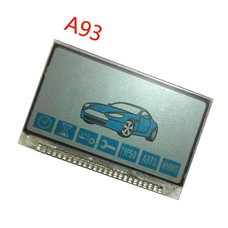 

Horizontal A93 LCD Display with Metal Feet for Russia Car Alarm System Keychain StarLine A93 A63 Remote control Key