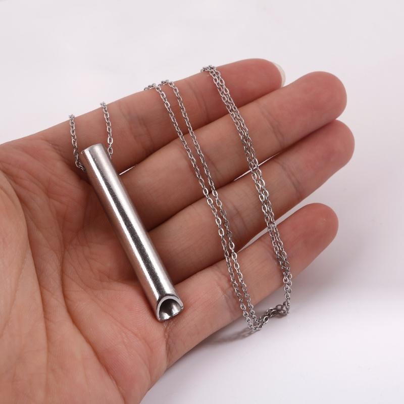 Anxiety Necklace Mindful Breathing Necklace Anxiety Relief Items Stress Relief Necklace for Women Meditation Tools