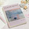Detachable Core Binder Ring Notepad Monet Oil Paint Spiral Bound Notebook  Office School