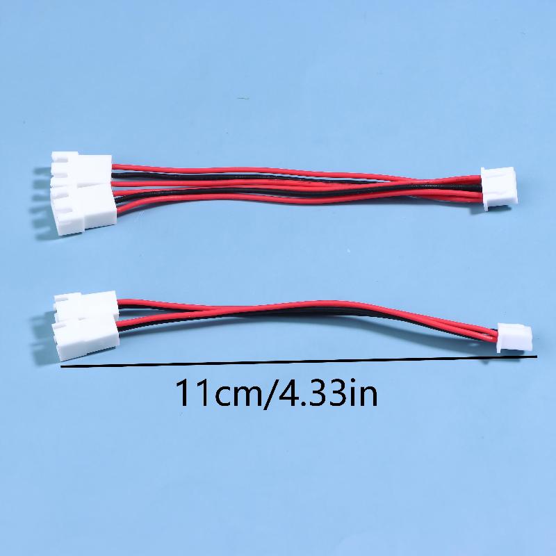 Xh2.54Mm Y-Splitter Cable Male To 2 Female Connector 26Awg Power Extension Cord 2/3/4/5/6 Pin Splitter Cable Adapter