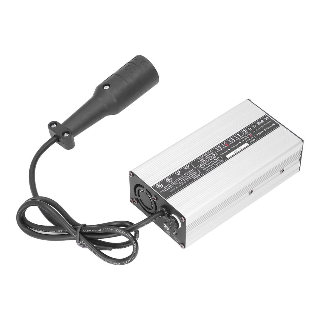 Club Car Battery Charger 48V 5A 3 Pin Round Aluminium   60HZ Replacement for Precedent 2004‑2014