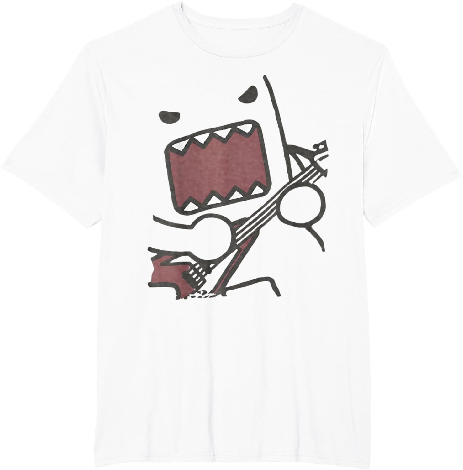 Domo Kun Guitar Y2 k T-Shirt XXXXL