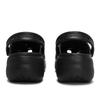 Crocs Classic Platform Clog 811 Made in Fog Scene Special Shoe Box Stepping on Poop Soft Hole Shoes Women's Black Silver