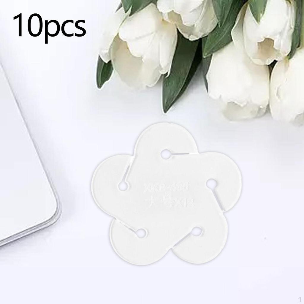 10 Stück Acrylblume handgefertigte Lederwaren DIY Schlüsselanhänger Werkzeug