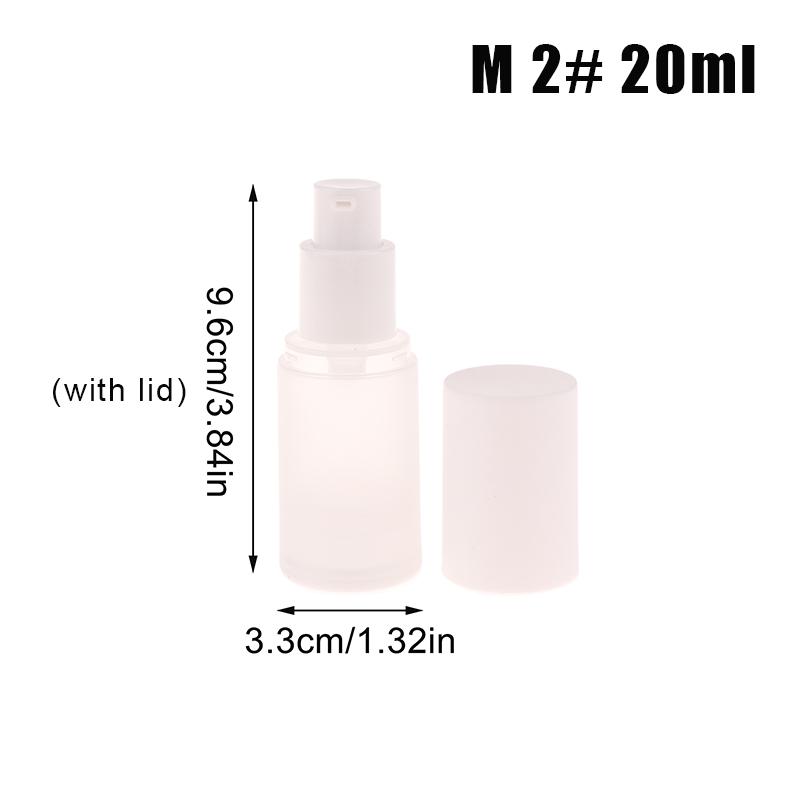 15ml-100ml White Empty Vacuum Airless Plastic Lotion Cream Bottles Container Travel Size Cream Container Pump Perfume Bottle