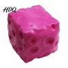 Stress Relief Gadget Giant Cheese Squeeze Toy Anxiety Cube Sensory Relaxation Ball Soft Stretchy Block Pinch Home Office Tool TPR