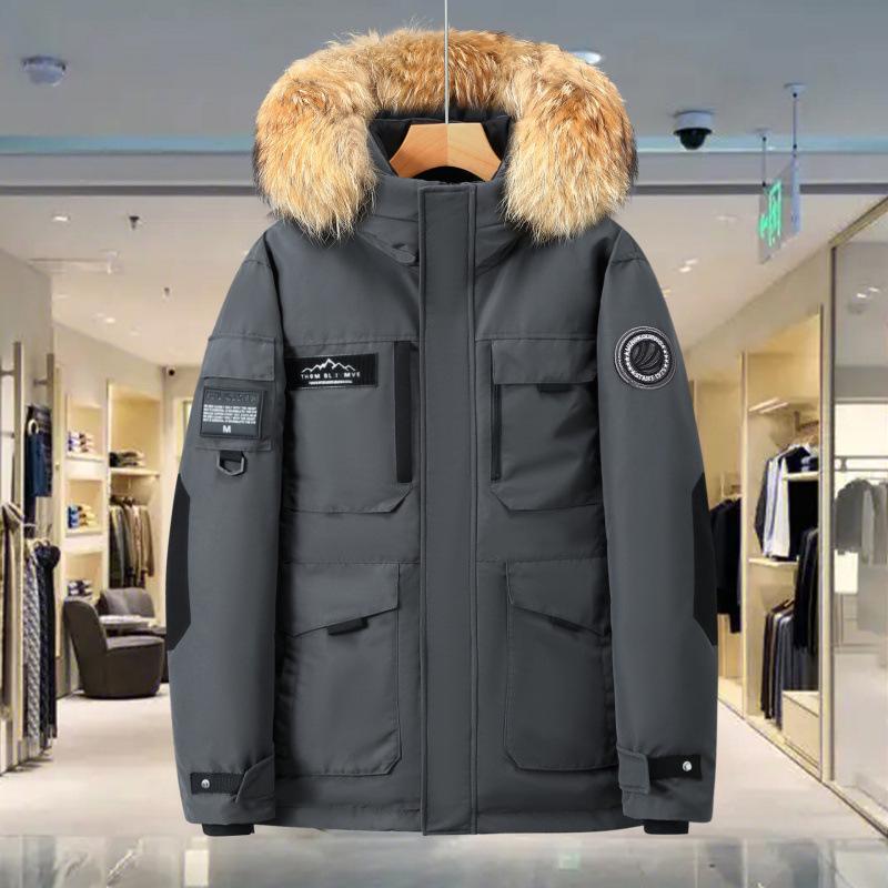 Harbin Snow Town Winter Parkas: Thickened Cold Protection Couple's Workwear for Men & Women
