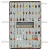 Hudba Gitar Vintage Plechová cedule Plechová cedule Rock Plaketa Domov Nástěnná dekorace Barová cedule Domácí Dekor Země Plakát Drop Shipping