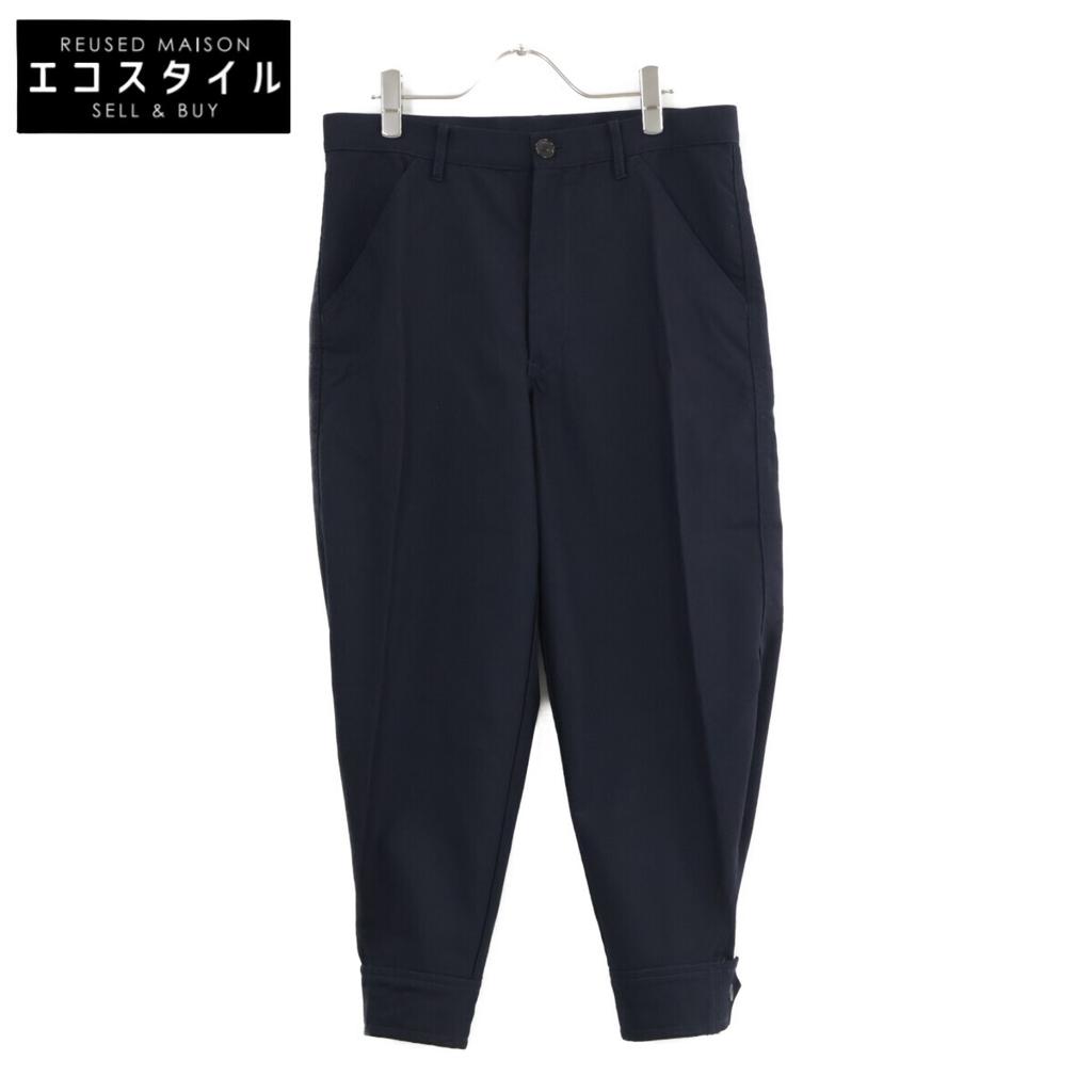 COMME des GARCONS SHIRT 24AW FN-P002 Pantalon en Laine Wool Pantalon Center Press Pants/ Bottoms S NavyUsed