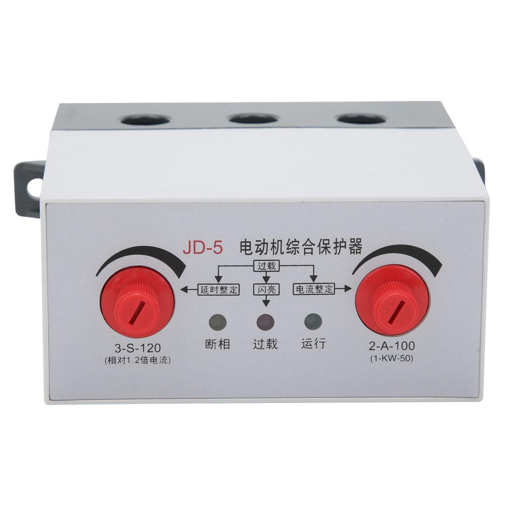 

BERM JD5 Motor Integrated Protector Overload Stall Phase Loss Protection Relay AC380V 2100A