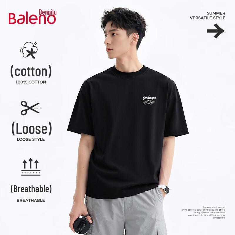 Baleno Men s Summer Casual Cotton T-Shirt 4XL