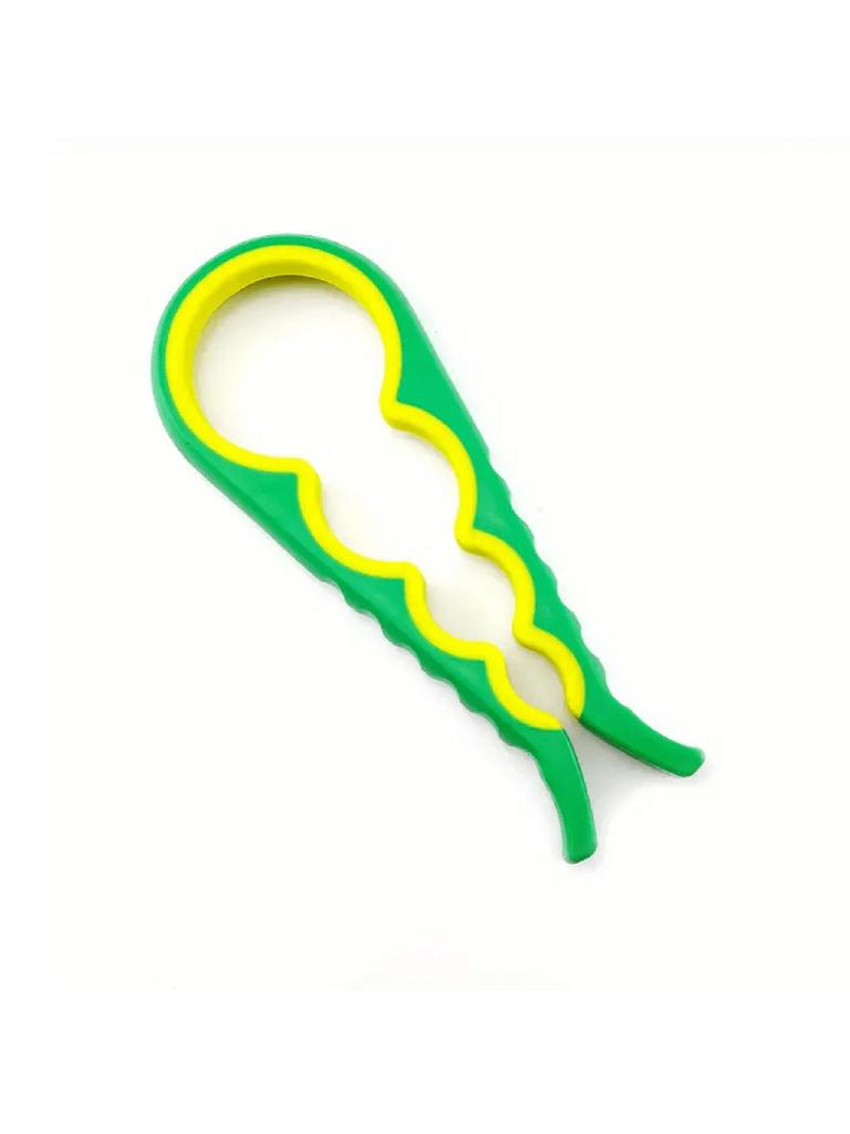 1pc Multifunctional Lid Opener, Four In One Twist Lid Opener, Labor-saving Kitchen and Daily Necessities Bottle Opener