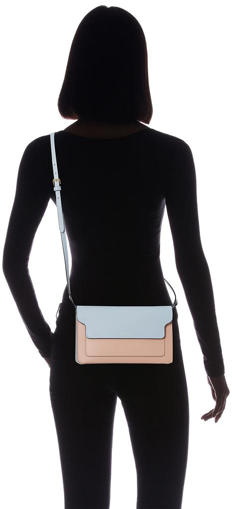 Shoulder Bag PHMO0022U2LV520 [Marni] Women's AQUAMARINE/NATURAL/TALC [product]