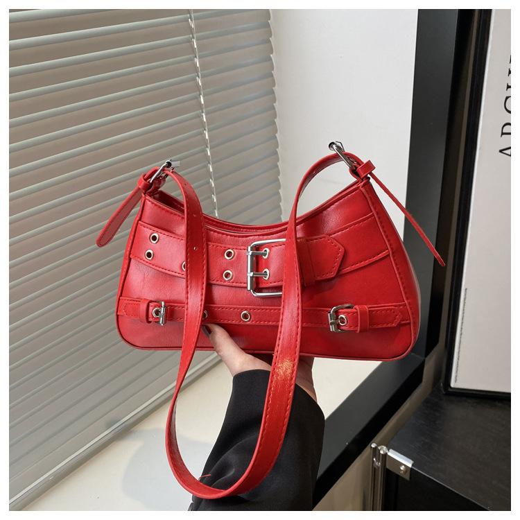 2025 Simple Rivet Fashion Spring New Trend Foreign Personality Design Shoulder Crossbody Underarm Bag Woman