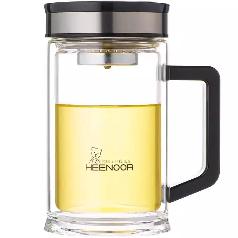 Heenoor Double-Layer Glass Tea Cup