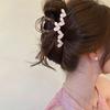 Jelly Heart Hair Claw Clips Girls Trendy Acrylic Hairpins Barrettes Washing Face Headdress Accessories