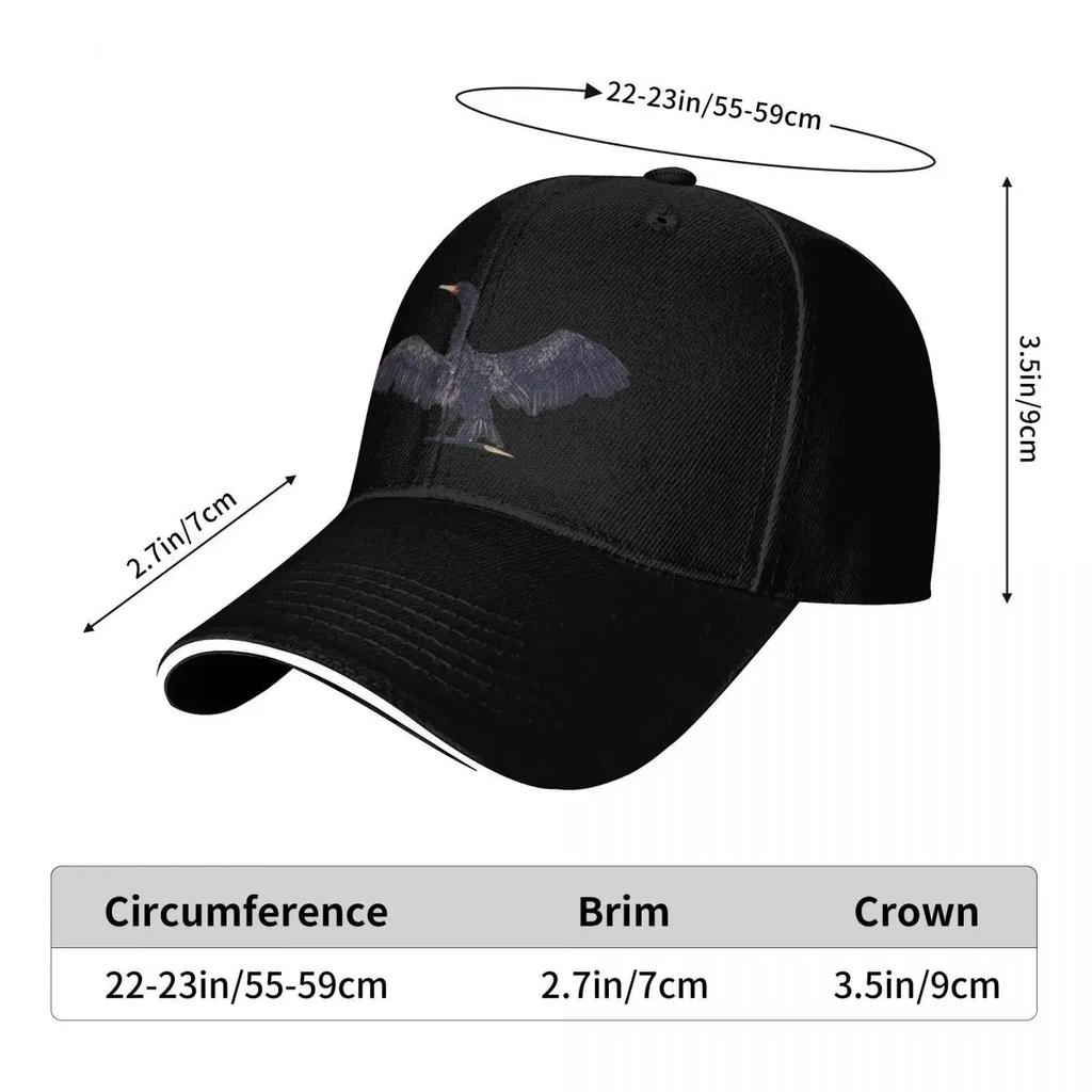 Cormorant Sunbathing Baseball Cap Kids Hat Hats On Offer Cute Woman Hats Men's