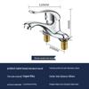 Brass Single-Handle Basin Mixer Faucet