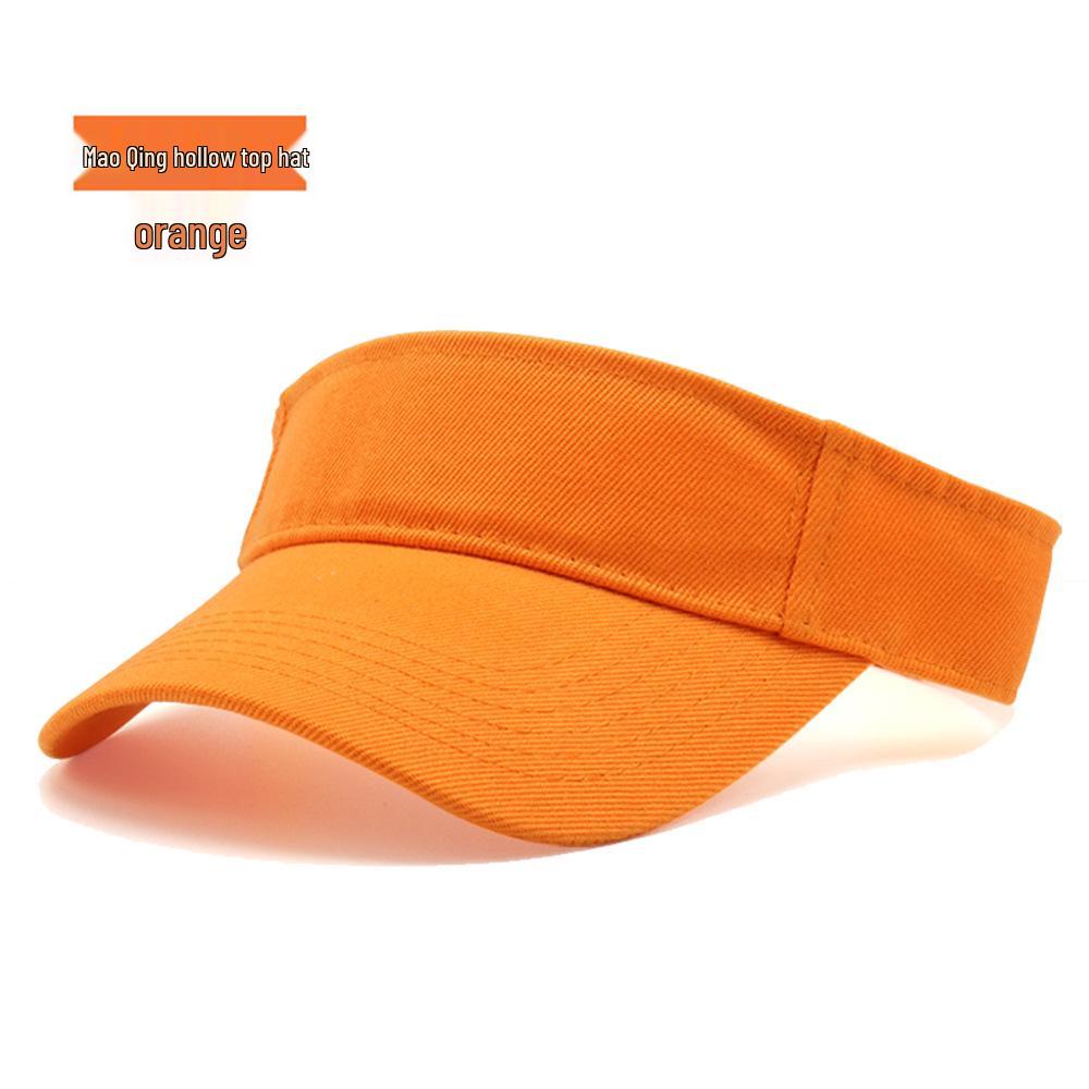 Adult Mao Qing Sun Protection Duckbill Cap - Topless Baseball Hat with Printed Logo for Travel