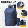 [MAGPIE] Portable Foldable Backpack, Outdoor Backpack, Lightweight, Waterproof, for Shopping, Travel, Hiking, Sports, School, Commuting, Men's &