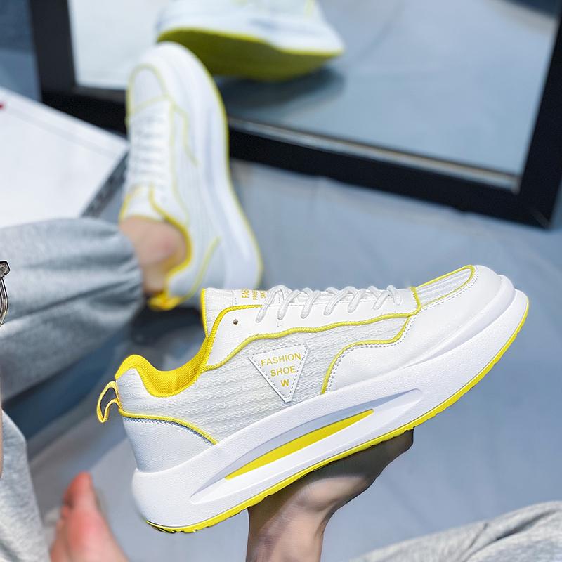 Мужская обувь Дышащая повседневная обувь Уличные модные кроссовки с низким вырезом — фото 4