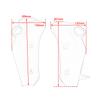 Accessories Moto Water Tank Radiator Side Panels Cover Fairing Kit For YAMAHA MT-07 MT07 FZ-07 FZ07 2025 2026