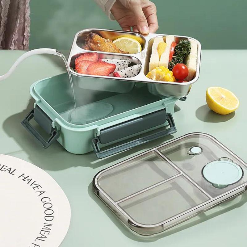 Portable Lunch Boxes for Children Adults Thermo Soup Bento Box Stainless Steel Insulated Heating Food Storage Container