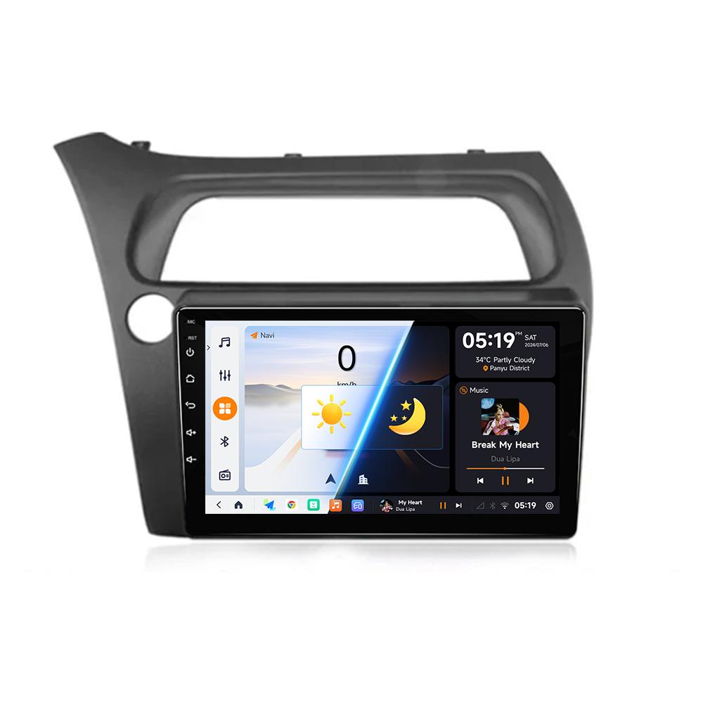 JIUYIN For Honda Civic Hatchback 2006-2011 Android 13 Car Radio Multimedia Video Navigation 2 Din Stereo DVD Head Unit  Carplay