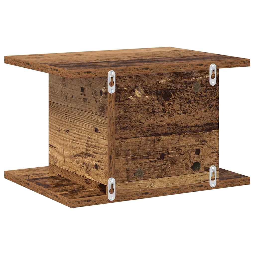Nightstand Reclaimed Wood Look 40 X 30 X 25 Cm Engineered Wood