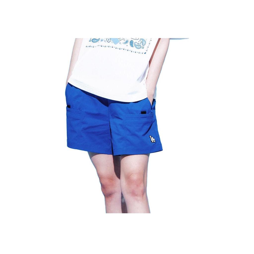 New MLB Casual Shorts Unisex Peacock Blue 3ASMB0533-07CBS