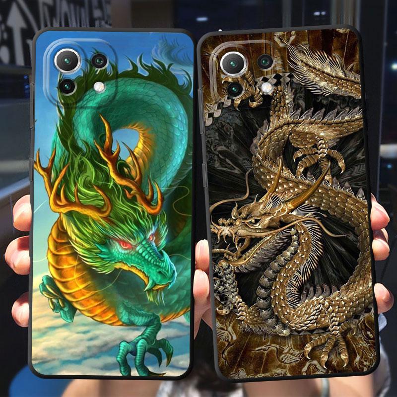 Tpu weiche Luxus-Hülle für Samsung Galaxy S20 S21 S22 Hinweis 20 Ultra 10 Plus 8 9 S23 5g Mode chinesische Tiger Drache Abdeckung