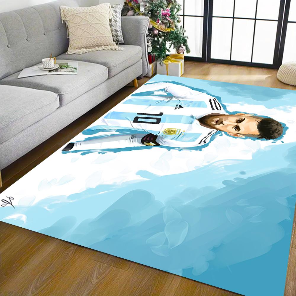 Argentina's Messi Celebrates Floor Rug Office Rug Design for Bedrooms Dormitory Decorate Room Outdoor Anti-slip Rug Office Home Decor