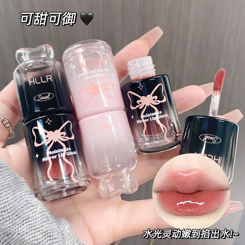 Hllr Mirror Water Gloss Lip Gloss Non Stick Long Lasting Moisturizing Lip Gloss