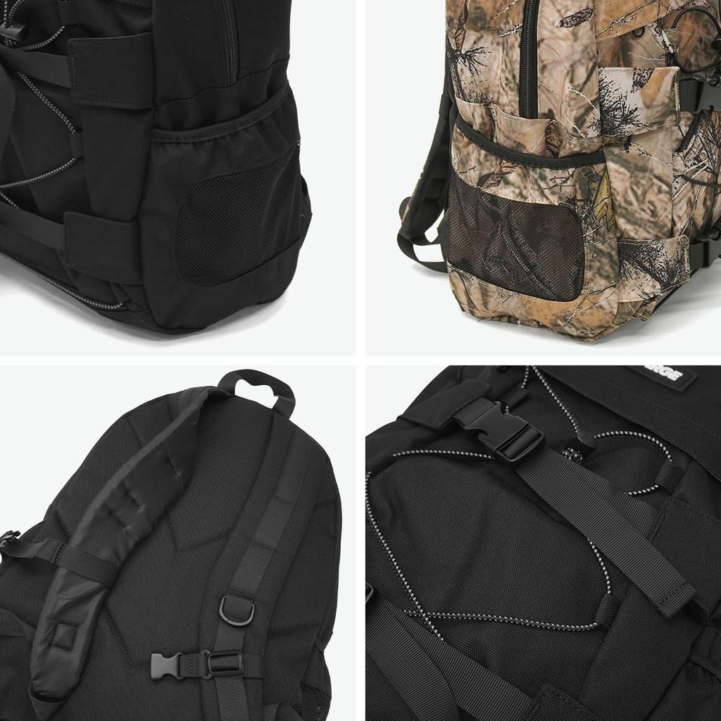 [Extra Groß] Standard Logo LKW Haken Rucksack, 101253053005, Grau, Einheitsgröße