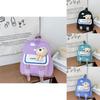 Cute Nylon Animal Backpack For Kids Colorful Bear Design Perfect For Preschool