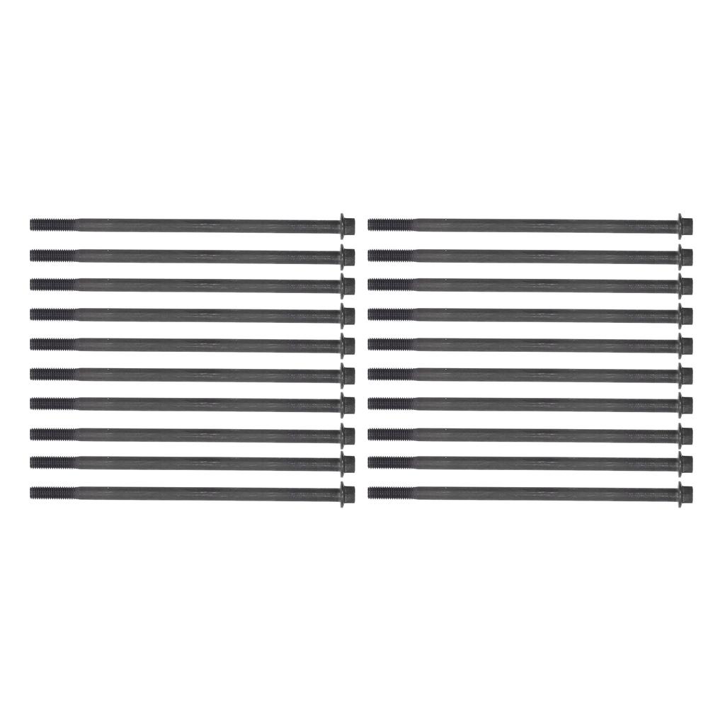 20 Stück Flanschschraube Sechskantkopf Lang Kohlenstoffstahl M8x180 Befestigungselement für Maschinenausrüstung