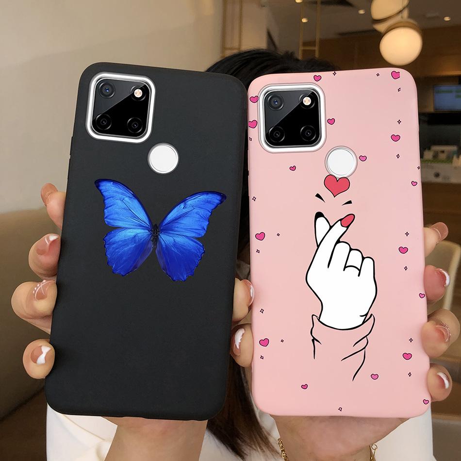 For OPPO Realme C25 C25S C25Y Case Cartoon Soft Silicone Matte Shockproof Phone Back Cover For Realme C 25 S Y Capa Funda Coque