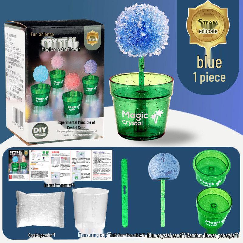 Children's Crystal Growing Science Kit: STEAM Educational Toy for Primary Students