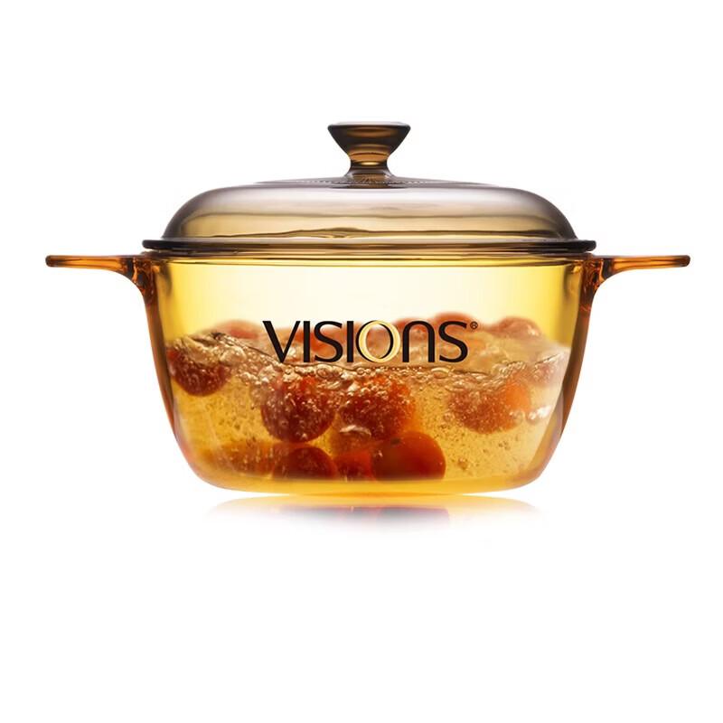 

VISIONS 1.5L Crystal Clear Glass Stew Pot
