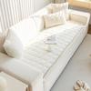Steamed Bread Sofa Cushion Thickened Autumn and Winter New Winter Antislip Solid Wood Cushion Leather Sofa Cover