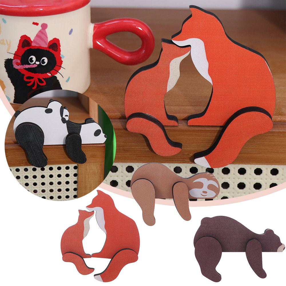 Stable Bear Door Frame Decoration Mobility Sleeping Bear Door Corner Protector  Nursery Decor