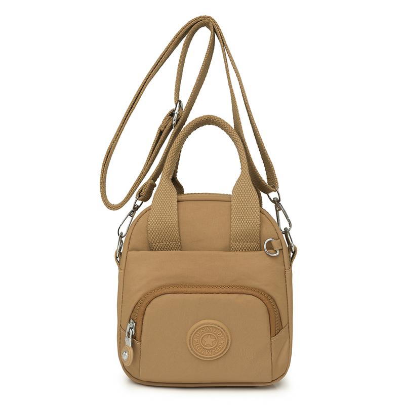 Leichte Umhängetasche mit mehreren Fächern für Mütter mittleren Alters und ältere Mütter Handytasche Reisehandtasche