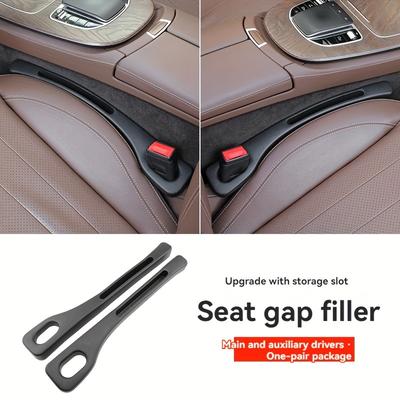 2 pièces Organisateur d'Espace de Siège de Voiture Universel en TPU - Boîte de Rangement Durable pour Intérieur de Véhicule