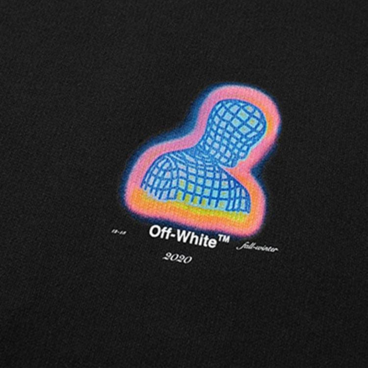OFF WHITE FW19 Sweatshirt Men's Black OMBA025E19E300061088