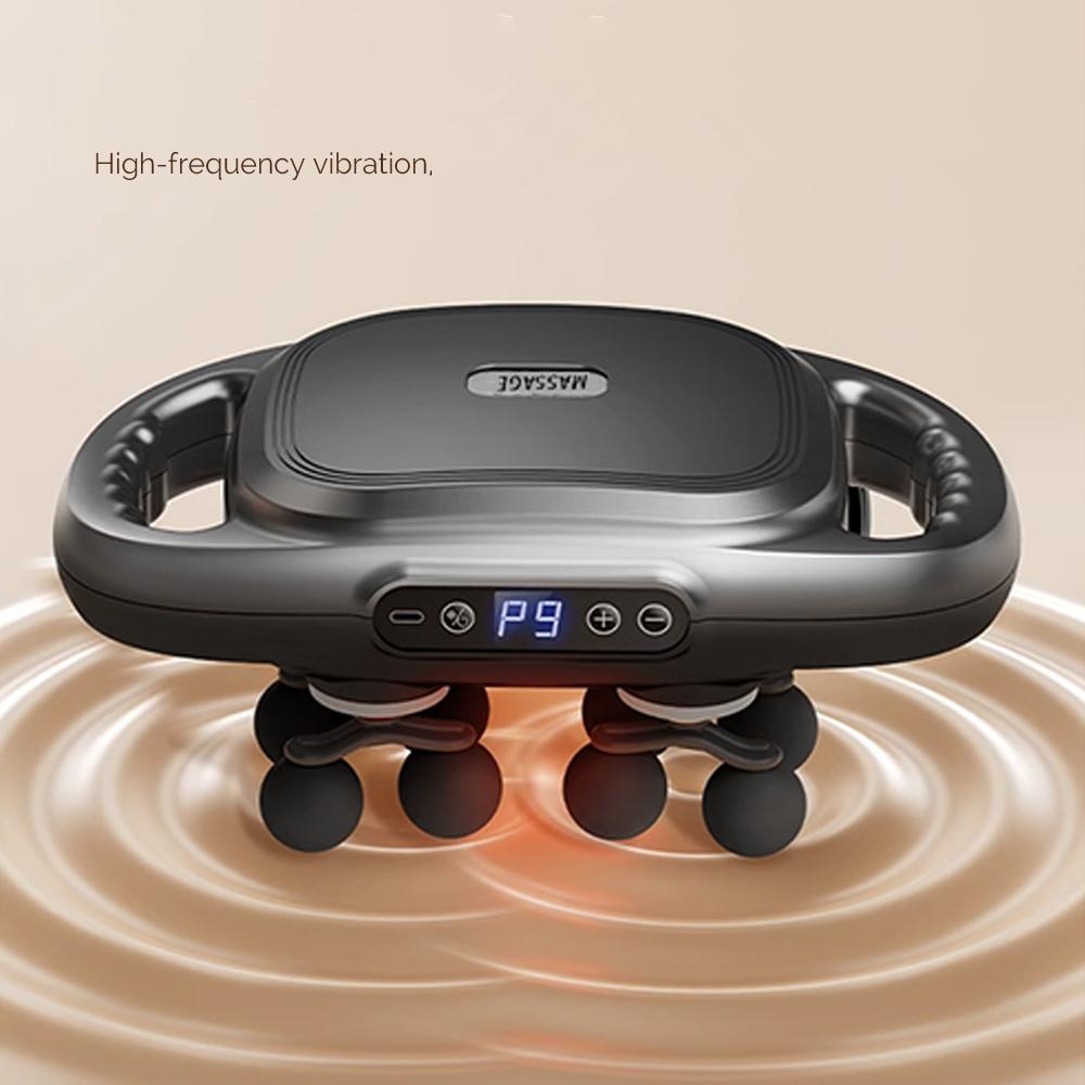 12-Head Fascia Gun High-Frequency Vibration Body Massage Gun Back and Waist Massager Neck Shoulder Massager Muscle Masajeador