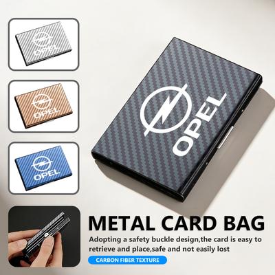 For Multi-functional Car Styling Credit Card Clip Protector Cover Cards Case Storage Bag Corsa Mokka Astra Cascada Adam