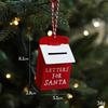 Letters To Santa Mailbox Christmas Tree Hanging Decor Decorating Decorative Cute Xmas