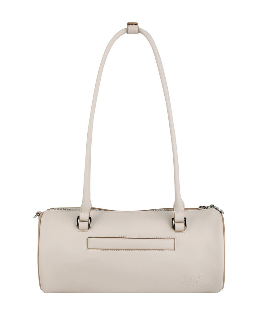 Wacky Willy Lily Volume Handle Cylindrical Bag Ivory